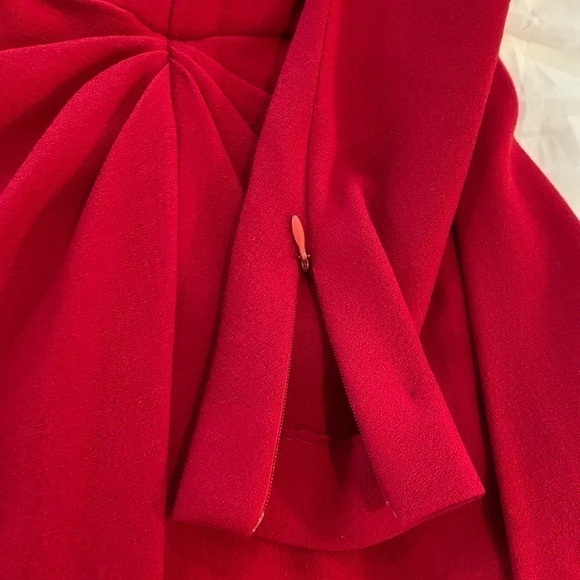 Givenchy Couture Vintage Red Audrey Hepburn Dress S - Picture 5 of 16